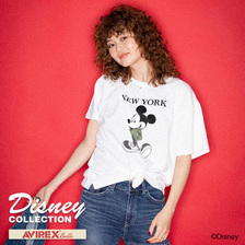 AVIREX &times; Disney MICKEY MOUSE NEWYORK T-SHIRT画像