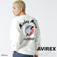 AVIREX × Disney CREW NECK SWEAT画像