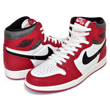 NIKE AIR JORDAN 1 RETRO HI OG Lost&Found Chicago varsity red/black-sail-muslin DZ5485-612画像