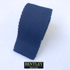 BENTLEY CRAVATS SPECIAL KNIT TIE NVY画像