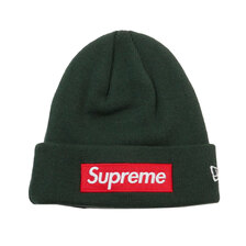 Supreme &times; NEW ERA 22AW Box Logo Beanie GREEN画像