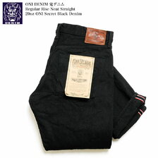 ONI DENIM 20oz ONI Secret Black Denim ONI-246ZR-BK画像