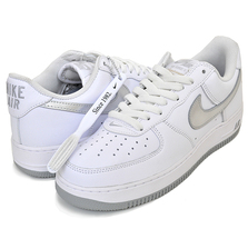 NIKE AIR FORCE 1 LOW RETRO white/metallic silver DZ6755-100画像