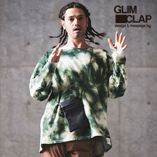 GLIMCLAP Tie dye & botanical print sweatshirts 14-019-GLS-CD画像