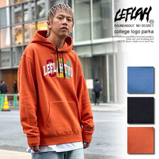 LEFLAH college logo parka画像