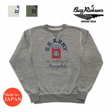 Buzz Rickson's SET-IN CREW NECK SWEAT SHIRTS ALL AMERICAN BR69116画像