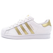 adidas SUPERSTAR W FTWR WHITE/GOLD METALLIC/FTWR WHITE FX7483画像