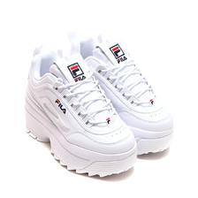 FILA Disruptor II Wedge WHITE/NAVY/RED WFW22044-125画像