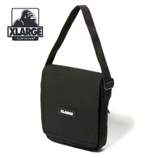 X-LARGE FLAP SHOULDER BAG BLACK 101231053002画像