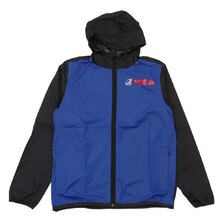 PLAY COMME des GARCONS &times; K-WAY PACKABLE FULL ZIP JACKET BLACKxBLUE画像