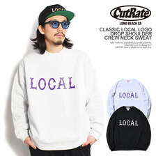CUTRATE CLASSIC LOCAL LOGO DROPSHOULDER CREW NECK SWEAT CR-23SS002画像