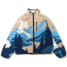 atmos MOUNTAIN GRAPHIC ZIP UP FLEECE MAT-JK-0044画像