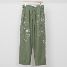 marka BAKER PANTS PAINTED - organic cotton back satin - M23A-08PT11C画像