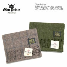 Glen Prince 100% LAMS WOOL Muffler SLS16-51423/SLS16-15434画像