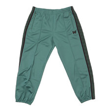 NEEDLES 23SS Zipped Track Pant Poly Smooth EMERALD画像