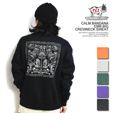 The Endless Summer TES CALM BANDANA EMB BIG CREWNECK SWEAT C-23374305画像