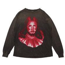 SAINT MICHAEL BORN X RAISED B&R L/S TEE CLOWN BLACK画像