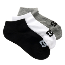 DC SHOES SPP DC ANKLE 3PK BLACK/WHITE/GREY DSO231240-KVJ8画像