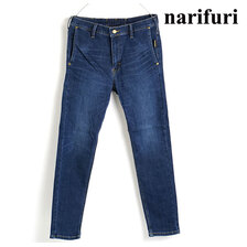 narifuri &times; Lee サイクルスキニーデニムパンツ OLD BLUE NFLE-05画像