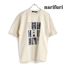 narifuri nanotec 制菌バックポケットTシャツ WHITE NF1142画像