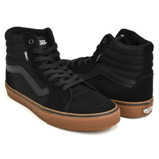 VANS FILMORE HI (SUEDE / CANVAS) BLACK / GUM VN0A5KXTQ33画像