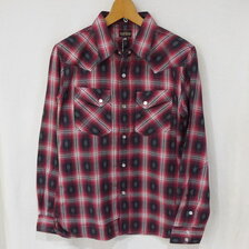 THE FLAT HEAD NATIVE CHECK WESTERN SHIRT FN-SNW-004L画像