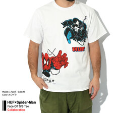 HUF × Spider-Man Face Off S/S Tee TS02061画像