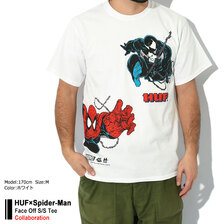 HUF &times; Spider-Man Face Off S/S Tee TS02061画像