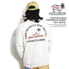 The Endless Summer TES SUPYOGA BUHI CREWNECK SWEAT -OFF WHITE- FH-23374320画像