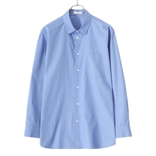 ATON SUVIN BROAD STANDARD SHIRT BLAGSM0001画像