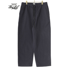 GOLD WOOL/NYLON GABARDINE EASY PANTS 23A-GL42352画像