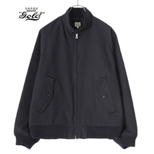 GOLD WOOL/NYLON GABARDINE HARRINGTON JACKET 23A-GL15240画像