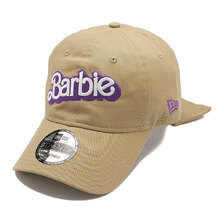 NEW ERA 9TWENTY Barbie バービー ロゴ リボンストラップ キャメル 13328483画像