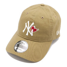 NEW ERA 9TWENTY With Heart ニューヨーク・ヤンキース カーキ 13328411画像