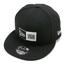 NEW ERA 9FIFTY BOX LOGO BLACK 13328227画像