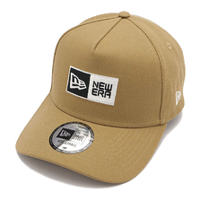 NEW ERA 9FORTY A-Frame BOX LOGO KHAKI 13328295画像