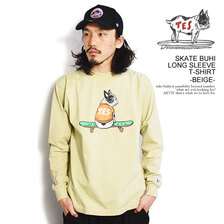 The Endless Summer TES SKATE BUHI LONG SLEEVE T-SHIRT -BEIGE- FH-2774318画像