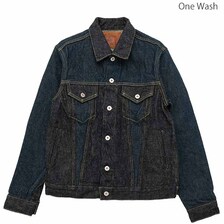 ONI DENIM 20oz 鬼秘(ONI Secret) Denim x 20oz Deep Indigo Secret Denim 3rd Type Denim Jacket ONI-02527P-COMBI画像