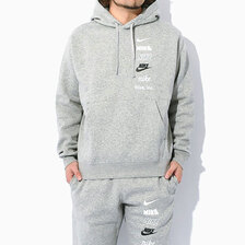 NIKE Club+ BB M Logo Pullover Hoodie Grey DX0784-063画像