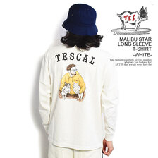 The Endless Summer TES MALIBU STAR LONG SLEEVE T-SHIRT -WHITE- FH-23374315画像