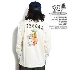 The Endless Summer TES MALIBU GIRL LONG SLEEVE T-SHIRT -WHITE- FH-23374316画像