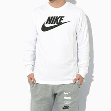 NIKE Icon Futura L/S Tee White CI6292-100画像