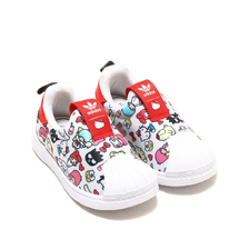 adidas SST 360 I FOOTWEAR WHITE/VIVID RED/CORE BLACK HQ4092画像