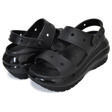 crocs CLASSIC MEGA CRUSH SANDAL BLACK 207989-001画像