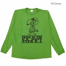 Buzz Rickson's &times; PEANUTS L/S T-SHIRT - PRIDE OF THE U.S. NAVY - BR69133画像
