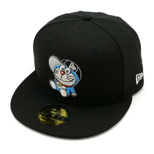 NEW ERA 59FIFTY ドラえもん キャップ ブラック グレーアンダーバイザー 13546317画像