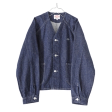 DANTON COLLARLESS SHORT JACKET DT-A0306画像