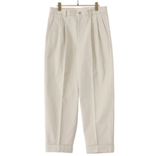 Scye San Joaquin Cotton Chino 2Pleated Trousers 5123-81500画像