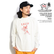 The Endless Summer TES COLLEGE BUHI LONG SLEEVE T-SHIRT -RED- FH-23374311画像