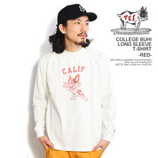 The Endless Summer TES COLLEGE BUHI LONG SLEEVE T-SHIRT -RED- FH-23374311画像